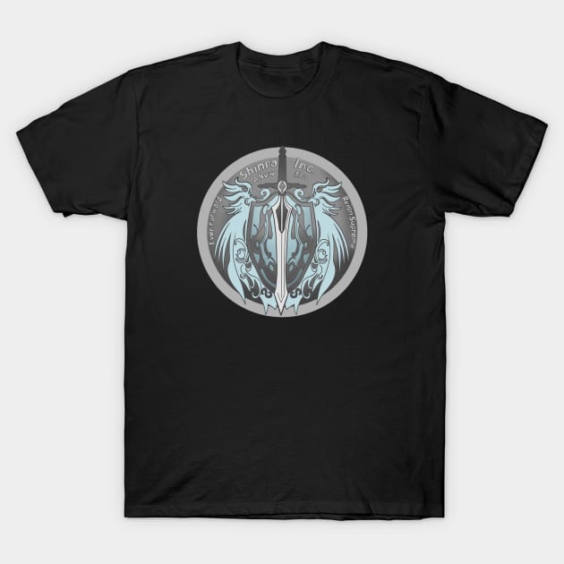 Shinra Inc Coin T-Shirt by LadyTsundere